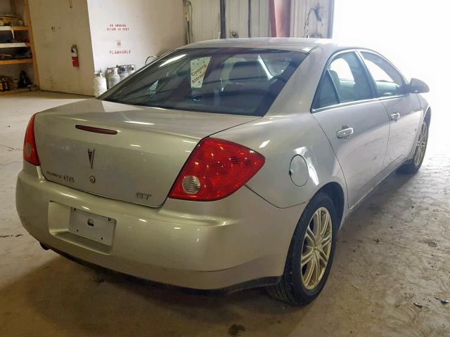 1G2ZH57N184134880 - 2008 PONTIAC G6 GT SILVER photo 4