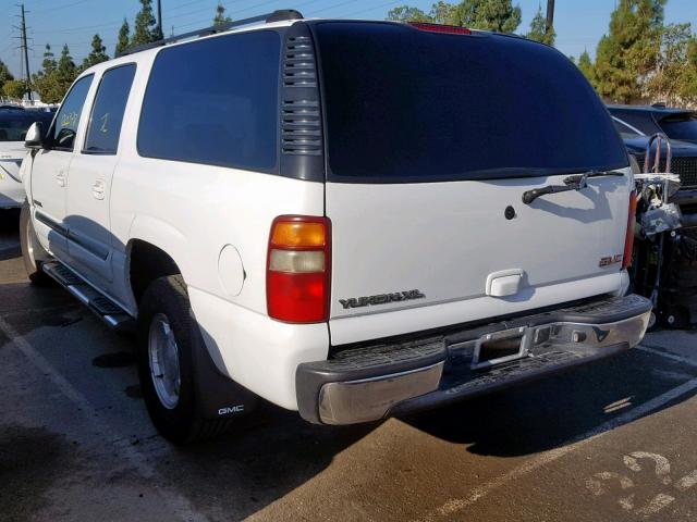 3GKEC16T63G345123 - 2003 GMC YUKON XL C WHITE photo 3