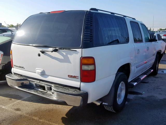 3GKEC16T63G345123 - 2003 GMC YUKON XL C WHITE photo 4