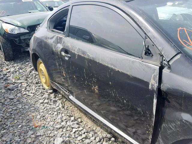 JTKDE167570199708 - 2007 TOYOTA SCION TC GRAY photo 9