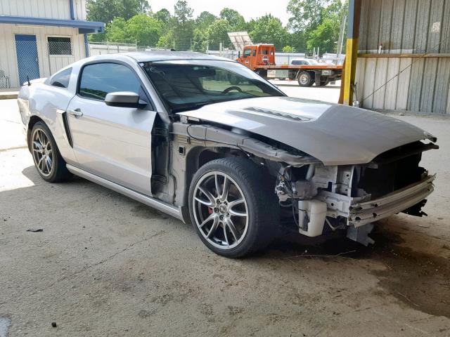 1ZVBP8CF5D5220436 - 2013 FORD MUSTANG GT SILVER photo 1