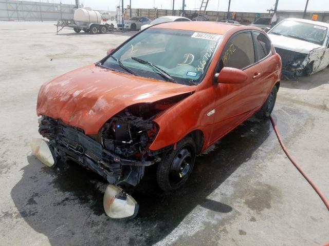 KMHCM36C68U061521 - 2008 HYUNDAI ACCENT GS  photo 2