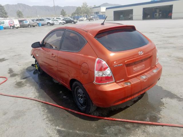 KMHCM36C68U061521 - 2008 HYUNDAI ACCENT GS  photo 3