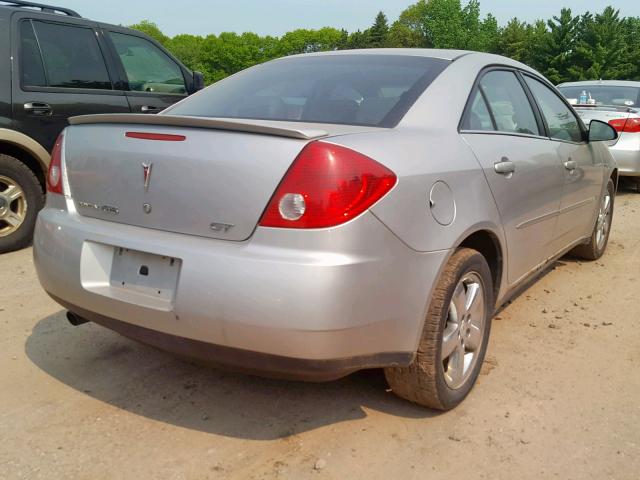 1G2ZH558964145524 - 2006 PONTIAC G6 GT SILVER photo 4