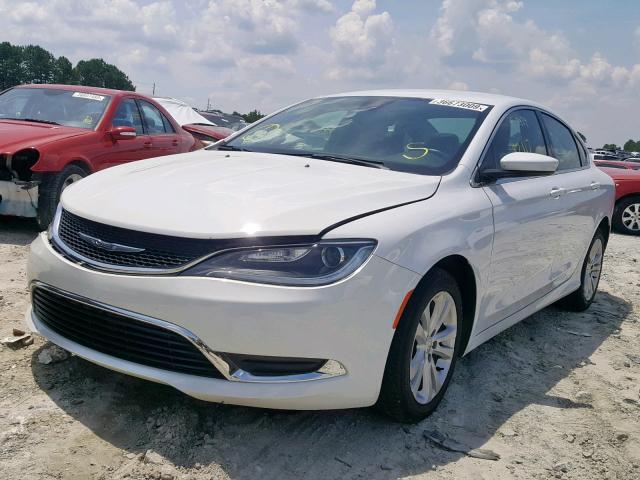 1C3CCCAB0HN506842 - 2017 CHRYSLER 200 LIMITE WHITE photo 2