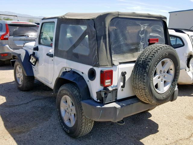 1C4AJWAGXFL506085 - 2015 JEEP WRANGLER S WHITE photo 3