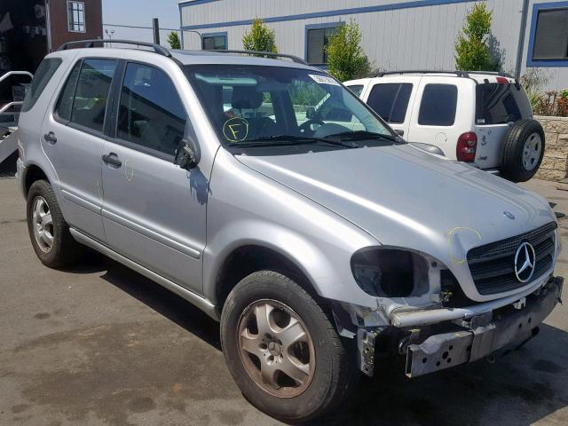 4JGAB57E83A442211 - 2003 MERCEDES-BENZ ML 350 SILVER photo 1