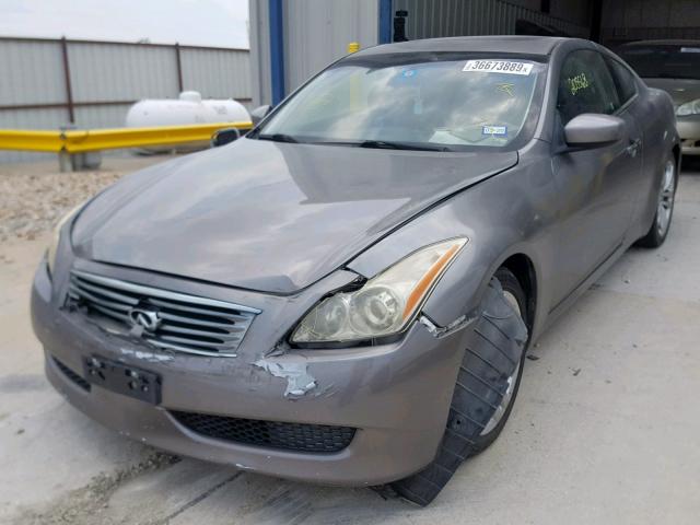 JNKCV64E38M126847 - 2008 INFINITI G37 BASE GRAY photo 2