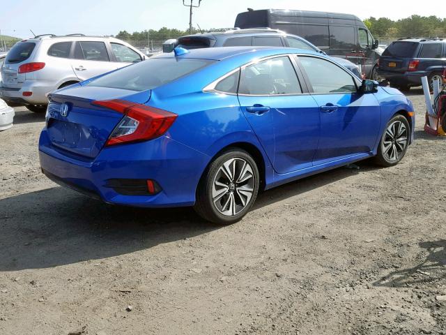 2HGFC1F70GH641510 - 2016 HONDA CIVIC EXL BLUE photo 4