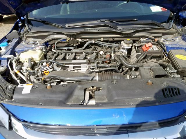 2HGFC1F70GH641510 - 2016 HONDA CIVIC EXL BLUE photo 7