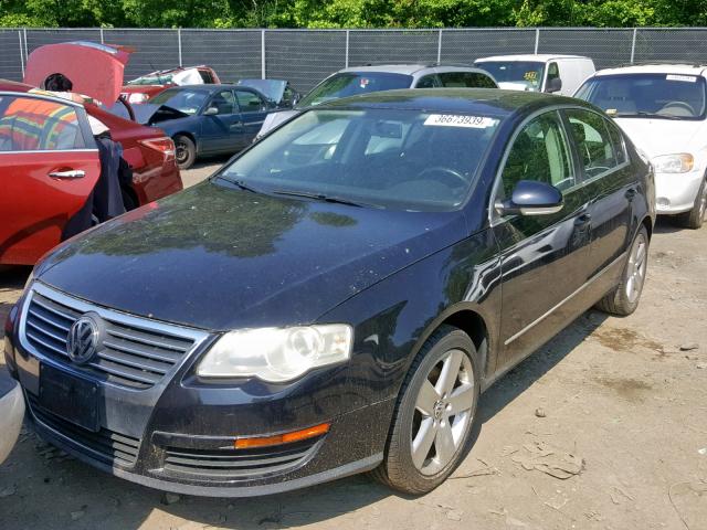 WVWAK73C38P085092 - 2008 VOLKSWAGEN PASSAT KOM BLACK photo 2