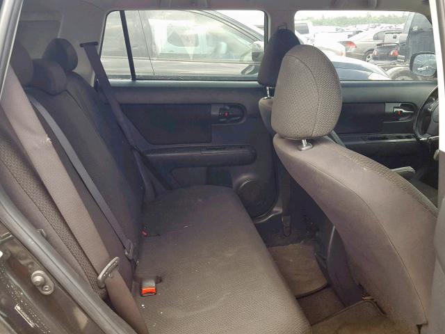 JTLKE50E681046025 - 2008 TOYOTA SCION XB 黑色 照片 6