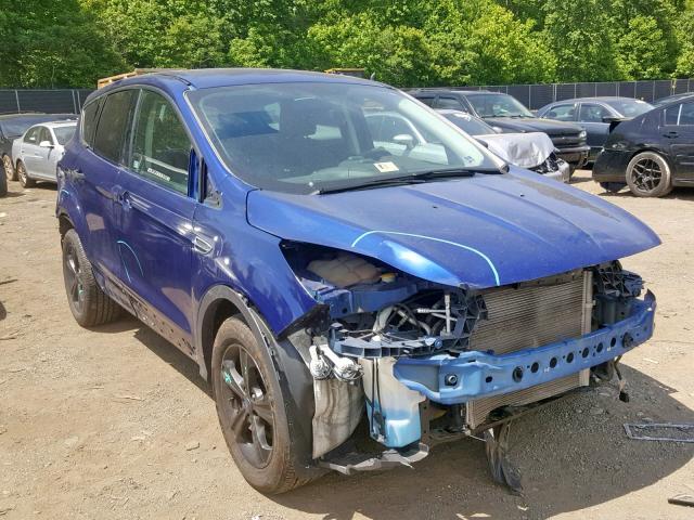 1FMCU0F7XEUE34914 - 2014 FORD ESCAPE S BLUE photo 1