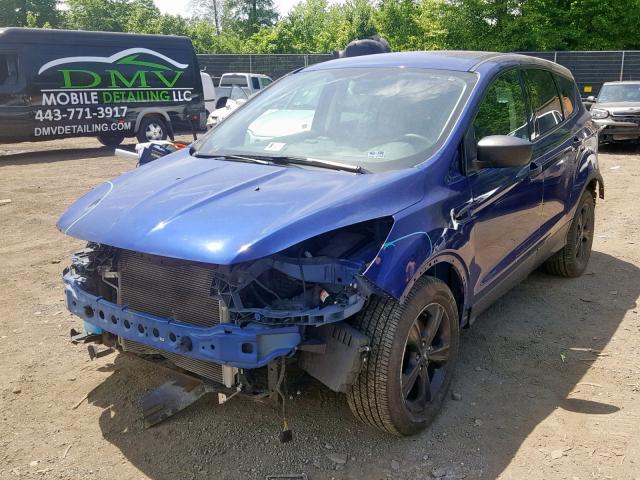 1FMCU0F7XEUE34914 - 2014 FORD ESCAPE S BLUE photo 2