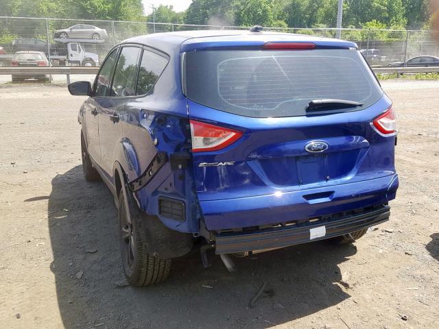 1FMCU0F7XEUE34914 - 2014 FORD ESCAPE S BLUE photo 3