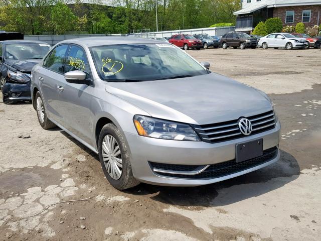 1VWAT7A36EC107909 - 2014 VOLKSWAGEN PASSAT S SILVER photo 1