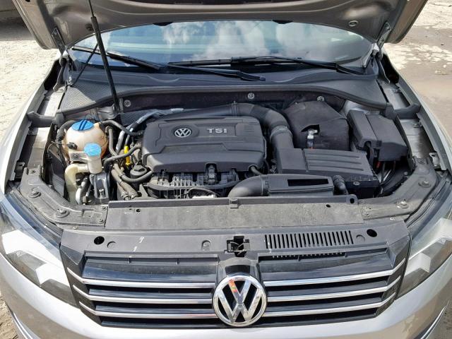 1VWAT7A36EC107909 - 2014 VOLKSWAGEN PASSAT S SILVER photo 7