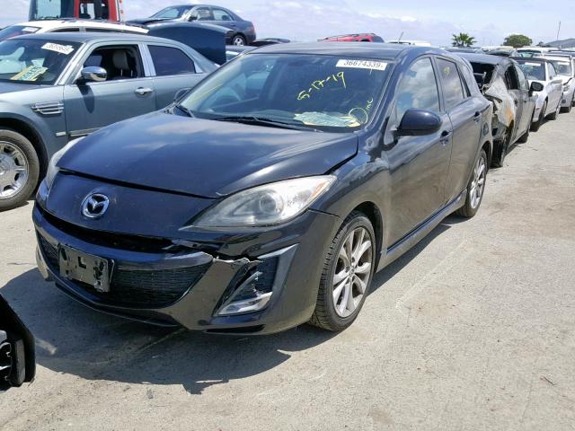 JM1BL1M64B1481842 - 2011 MAZDA 3 S BLACK photo 2