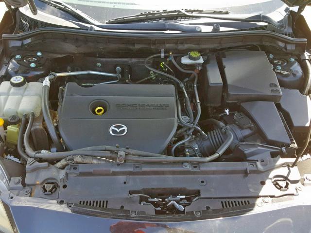 JM1BL1M64B1481842 - 2011 MAZDA 3 S BLACK photo 7