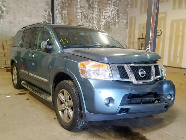 5N1AA0NC0AN603258 - 2010 NISSAN ARMADA SE BLUE photo 1