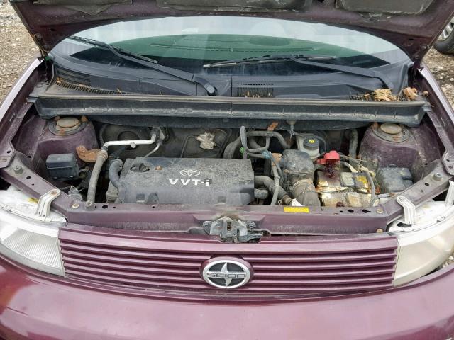 JTLKT324X50181069 - 2005 TOYOTA SCION XB 勃艮第红 照片 7