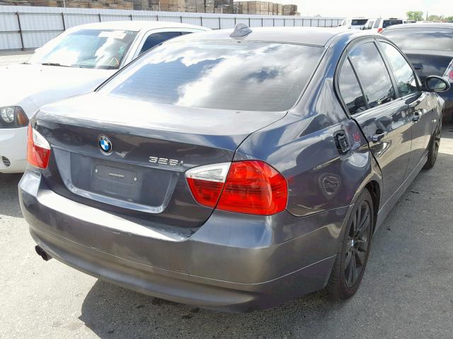 WBAVC53567FZ79979 - 2007 BMW 328 I SULE CHARCOAL photo 4