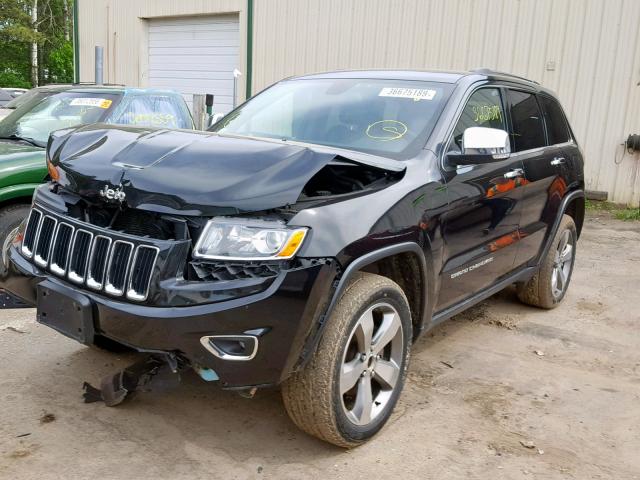 1C4RJFBG2EC293732 - 2014 JEEP GRAND CHER BLACK photo 2