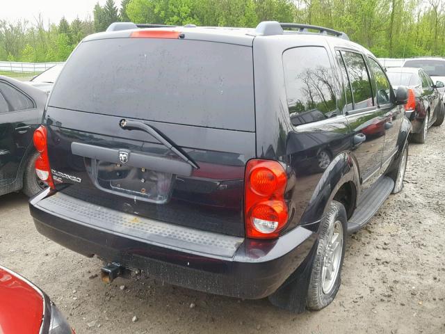 1D8HB48N98F146444 - 2008 DODGE DURANGO SL BLACK photo 4