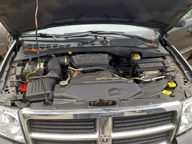 1D8HB48N98F146444 - 2008 DODGE DURANGO SL BLACK photo 7