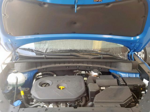 KM8J23A44JU695090 - 2018 HYUNDAI TUCSON SE BLUE photo 7