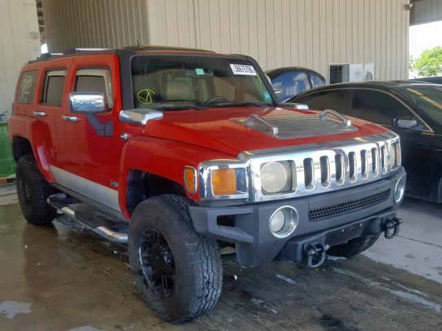 5GTDN136268174440 - 2006 HUMMER H3 RED photo 1