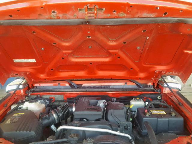 5GTDN136268174440 - 2006 HUMMER H3 RED photo 7