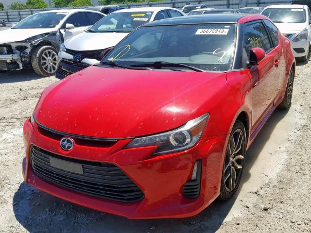 JTKJF5C73FJ005469 - 2015 TOYOTA SCION TC 红色 照片 2
