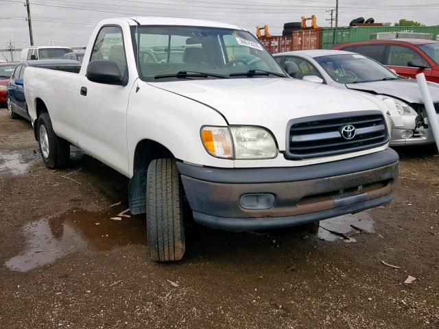 5TBJN32122S322287 - 2002 TOYOTA TUNDRA WHITE photo 1