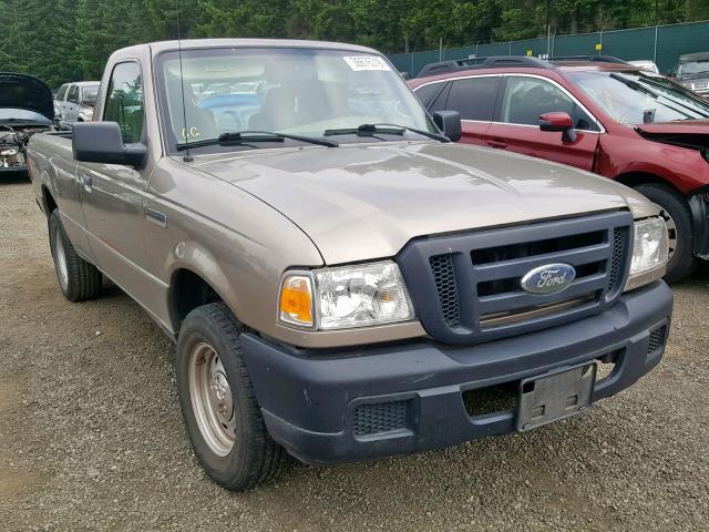 1FTYR10D36PA23774 - 2006 FORD RANGER GOLD photo 1