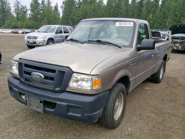 1FTYR10D36PA23774 - 2006 FORD RANGER GOLD photo 2