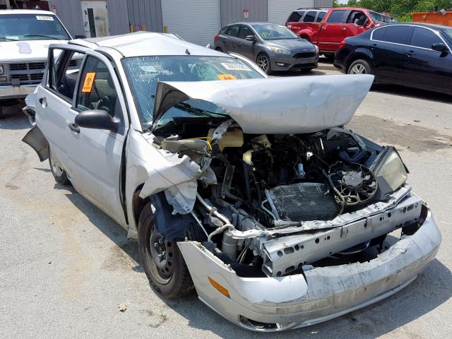 1FAFP34N57W309294 - 2007 FORD FOCUS ZX4 SILVER photo 1