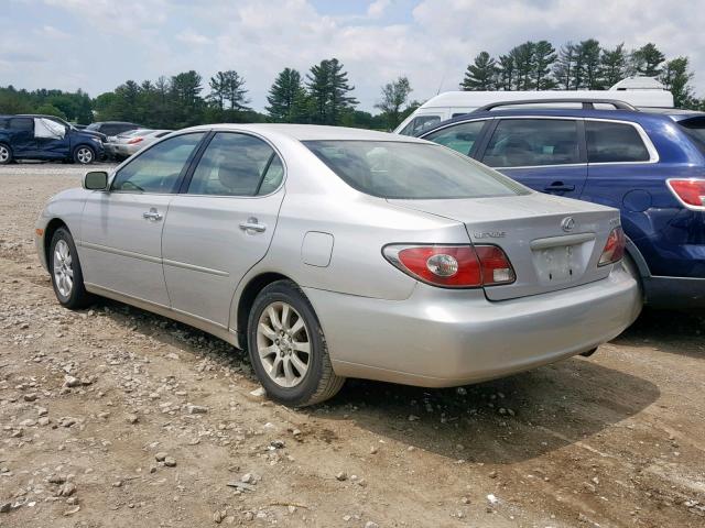 JTHBF30G730098646 - 2003 LEXUS ES 300 SILVER photo 3