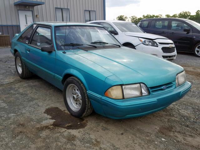 1FACP41M8PF117405 - 1993 FORD MUSTANG LX TEAL photo 1