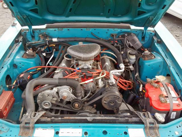 1FACP41M8PF117405 - 1993 FORD MUSTANG LX TEAL photo 7