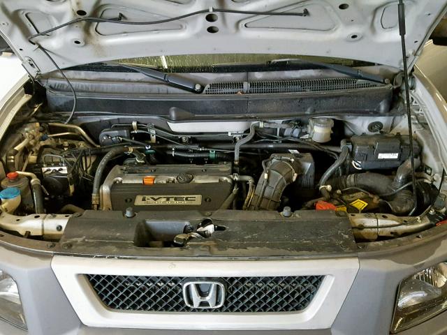 5J6YH18757L012957 - 2007 HONDA ELEMENT EX SILVER photo 7