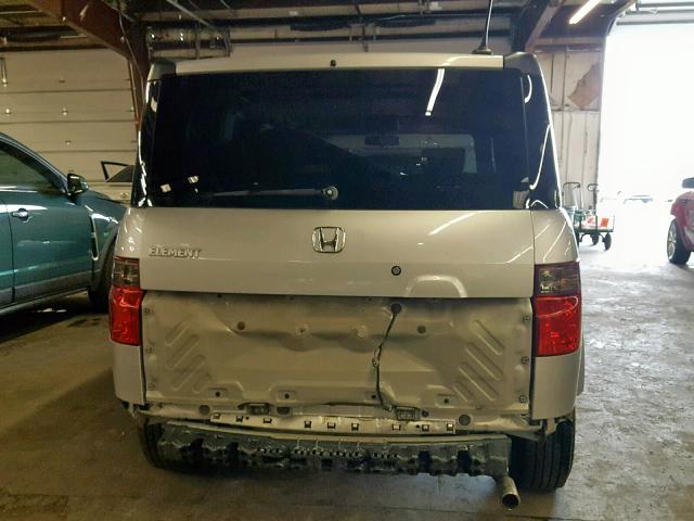 5J6YH18757L012957 - 2007 HONDA ELEMENT EX SILVER photo 9