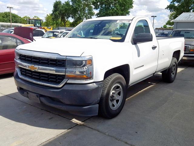 1GCNCNEH2GZ216284 - 2016 CHEVROLET SILVERADO WHITE photo 2