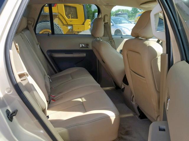 2FMDK39C97BA45212 - 2007 FORD EDGE SEL P TAN photo 6