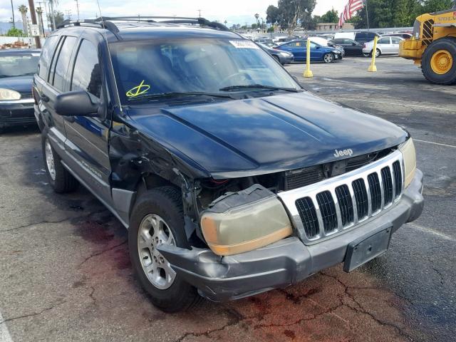 1J4GX48SX1C712677 - 2001 JEEP GRAND CHER BLACK photo 1