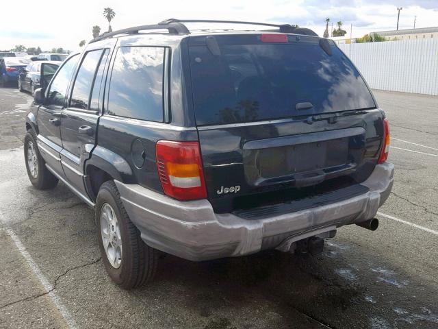 1J4GX48SX1C712677 - 2001 JEEP GRAND CHER BLACK photo 3