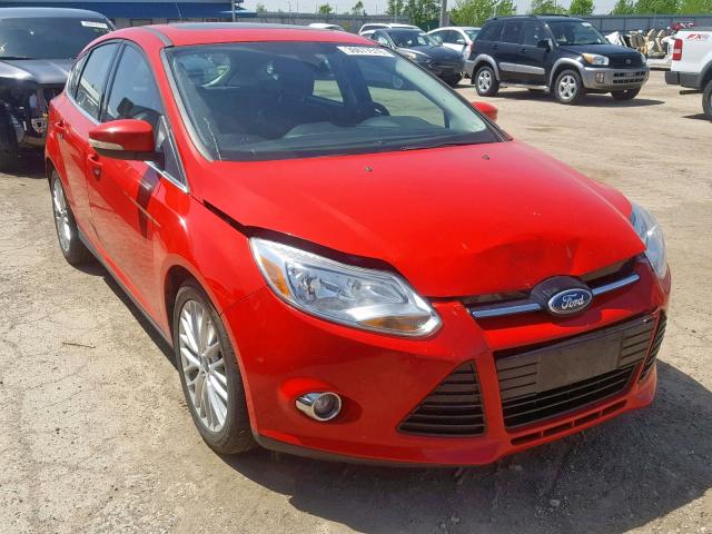 1FAHP3M24CL315209 - 2012 FORD FOCUS SEL RED photo 1