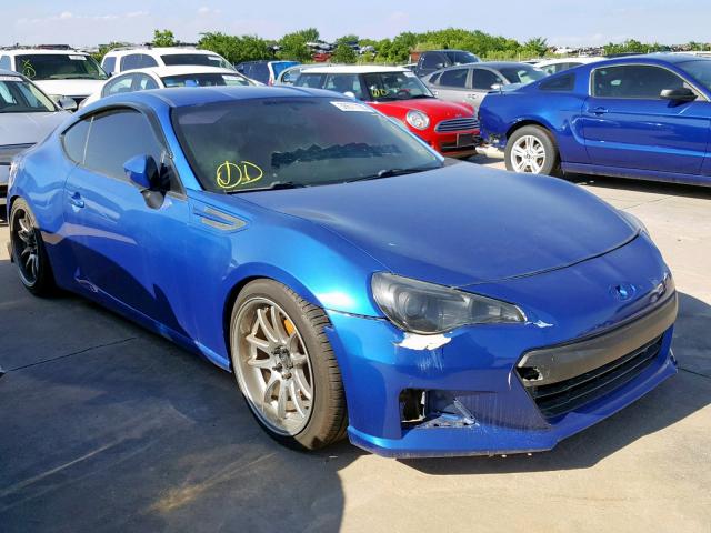 JF1ZCAC18F9601238 - 2015 SUBARU BRZ 2.0 LI BLUE photo 1