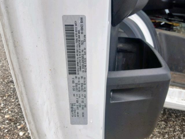3C6URVJG2HE502518 - 2017 RAM PROMASTER WHITE photo 10