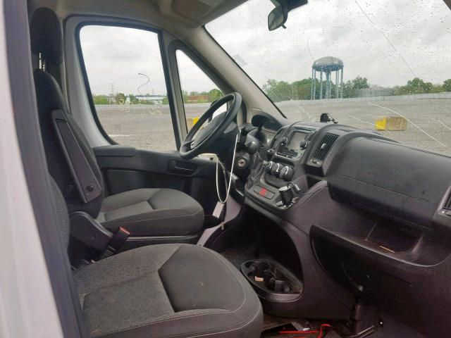 3C6URVJG2HE502518 - 2017 RAM PROMASTER WHITE photo 5